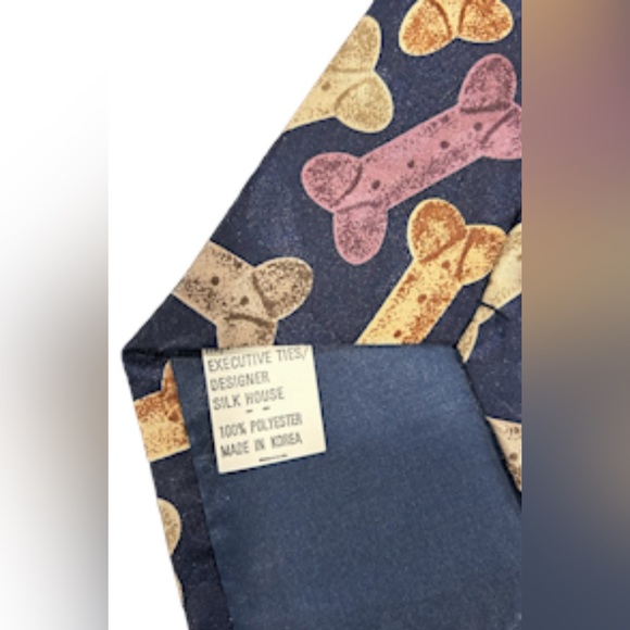 🦴🐶 DOG BONE TIE!! DESIGNS BY A.ROGERS TIE! PERFECT FOR THE “DOGGY DADDY” 🐶🦴 - Picture 8 of 11